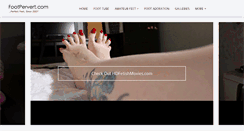 Desktop Screenshot of footpervert.com