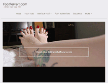 Tablet Screenshot of footpervert.com